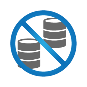 no stray data icon