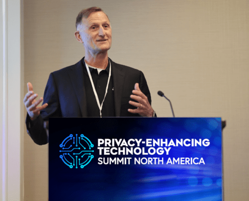 Greg Storm COO of TripleBlind presenting at Privacy-Enhancing Technology Summit North America