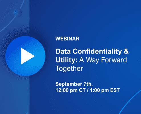 Webinar: Data Confidentiality and Utility: A Way Forward Together